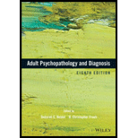 Adult Psychopathology and Diagnosis