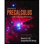 Essentials of Precalculus with Calculus Previews