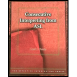 Consecutive Interpreting From ASL - Package