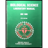 Biological Science Laboratory Manual (Custom)