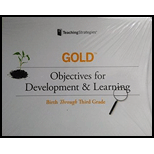 Objectives for Development and Learning: Birth Through Third Grade