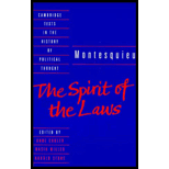 Montesquieu: The Spirit of the Laws