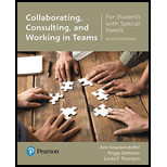 Collaborating, Consulting and Working in Teams for Students with Special Needs