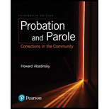 Probation and Parole: Corrections in the Community
