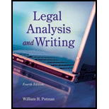 Legal Analysis and Writing