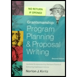 Grantsmanship: Program Planning & Proposal Writing