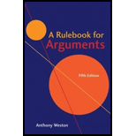 Rulebook for Arguments