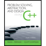 Problem Solving, Abstraction, and Design using C++