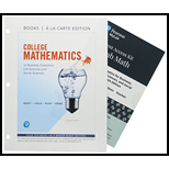 College Mathematics for Business, Economics, Life Sciences, and Social Sciences - With MyMathLab (Looseleaf)