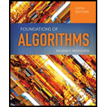 Foundations of Algorithms