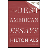 Best American Essays 2018