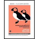 Statistics for the Behavorial and Social Sciences: A Brief Course