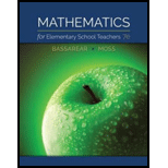 Mathematics for Elementary School Teachers