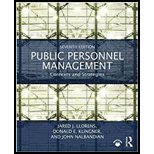 Public Personnel Management: Contexts and Strategies