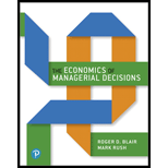 Economics of Managerial Decisions