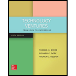 Technology Ventures: From Idea to Enterprise