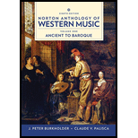 Norton Anthology of Western Music, Volume 1