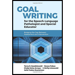 Goal Writing for the Speech-Language Pathologist and Special Educator