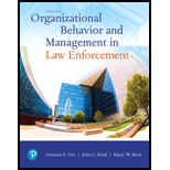 Organizational Behavior and Management in Law Enforcement