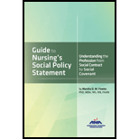 Guide to Nursing's Social Policy Statement