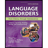 Language Disorders from Infancy through Adolescence: Listening, Speaking, Reading, Writing, and Communicating