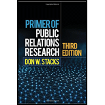 Primer of Public Relations Research