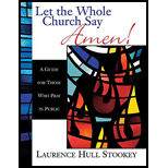 Let the Whole Church Say Amen!: A Guide for Those Who Pray in Public