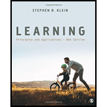 Learning: Principles and Applications