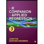 R Companion to Applied Regression