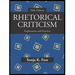 Rhetorical Criticism: Exploration and Practice