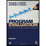 Program Evaluation: Methods and Case Studies