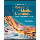 Introduction to Research & Medical Literature for Health Professionals