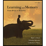 Learning and Memory: From Brain to Behavior