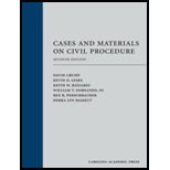 Cases and Materials on Civil Procedure