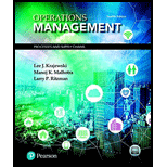 Operations Management: Processes and Supply Chains