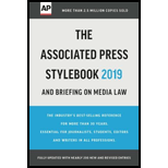Associated Press Stylebook 2019: and Briefing on Media Law