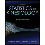 Statistics in Kinesiology