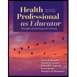 Health Professional as Educator