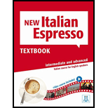 New Italian Espresso Textbook, Level 2 - Intermediate & Advanced