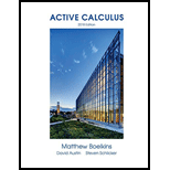 Active Calculus 2018 Edition