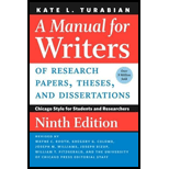 Manual for Writers of Research Papers, Theses, and Dissertations: Chicago Style for Students and Researchers