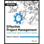 Effective Project Management: Traditional, Agile, Extreme, Hybrid