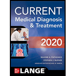 CURRENT Medical Diagnosis and Treatment, 2020