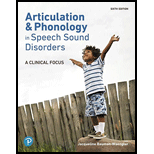 Articulation and Phonology in Speech Sound Disorders: A Clinical Focus ...