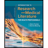 Introduction to Research and Medical Literature for Health Professionals