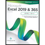 Microsoft Excel 2019 and 365: Level 1