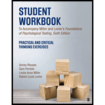 Foundations of Psychological Testing: Practical and Critical Thinking Exercises - Student Workbook
