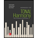 Tonal Harmony - Workbook