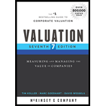 Valuation: Measuring and Managing the Value of Companies (Hardback)