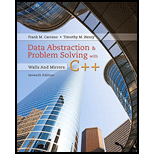 Data Abstraction and Problem Solving with C++